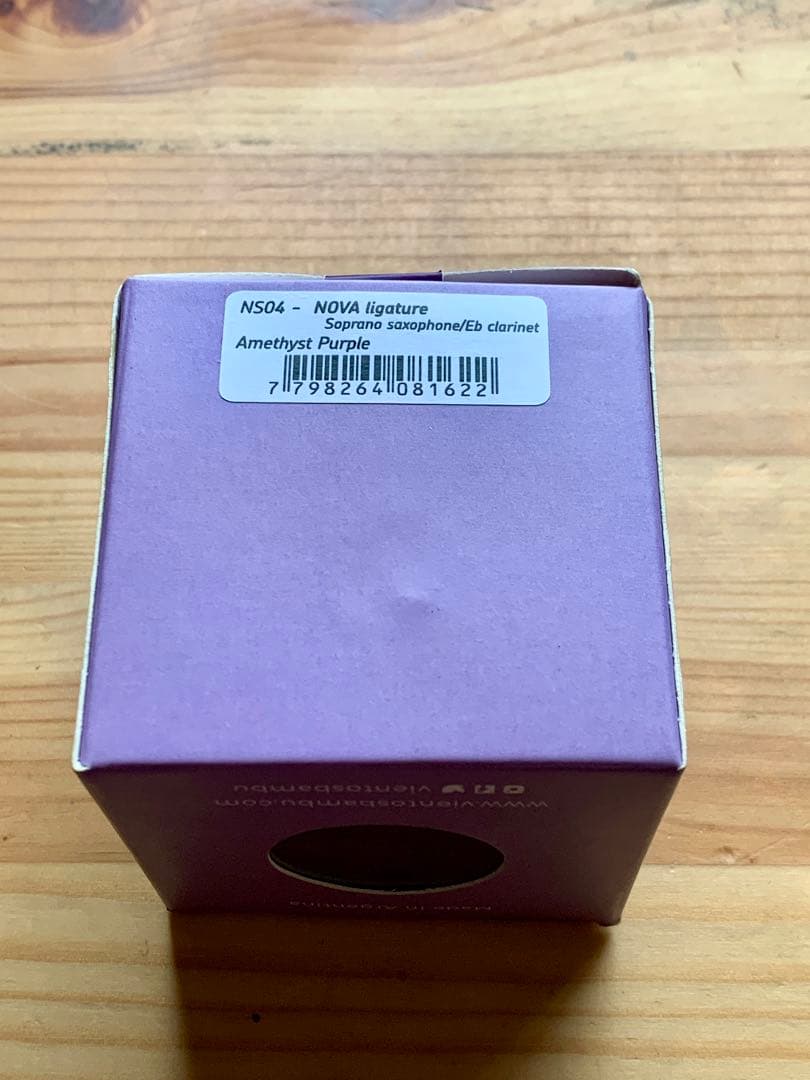 な*ん様 ソプラノサックス bambu NOVA ligature アメジストパ - メルカリ
