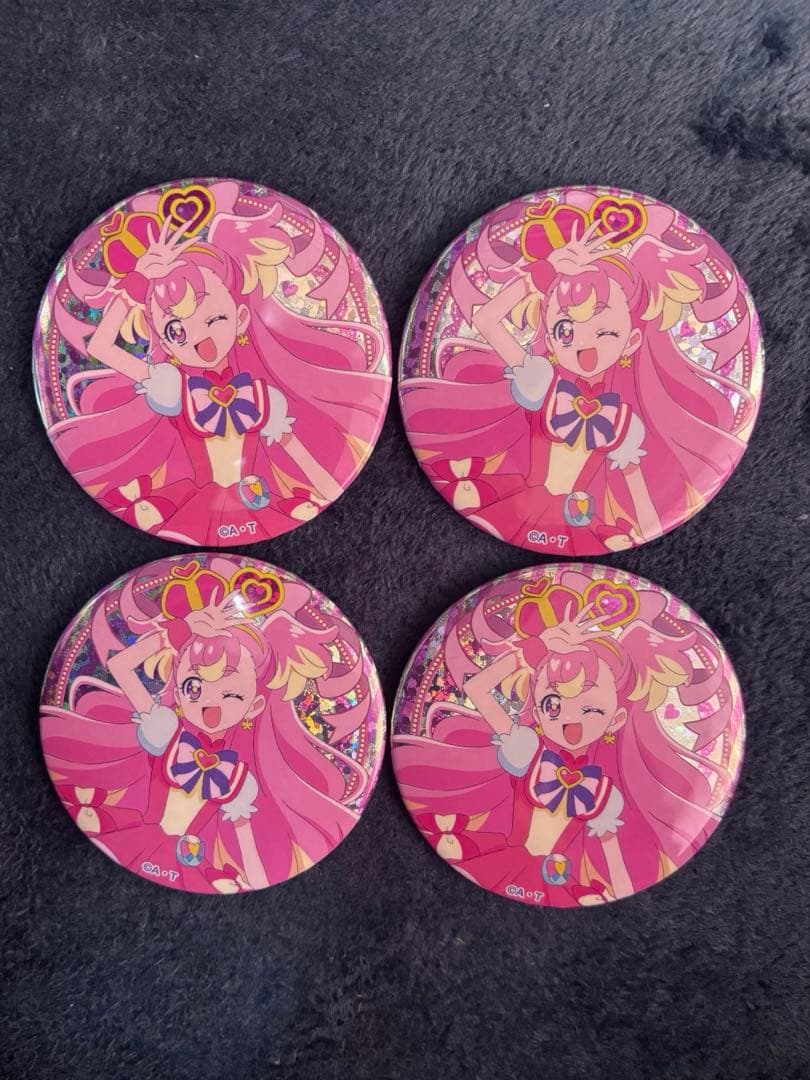 42個セット】キュアワンダフル ホログラム缶バッチ わんだふる