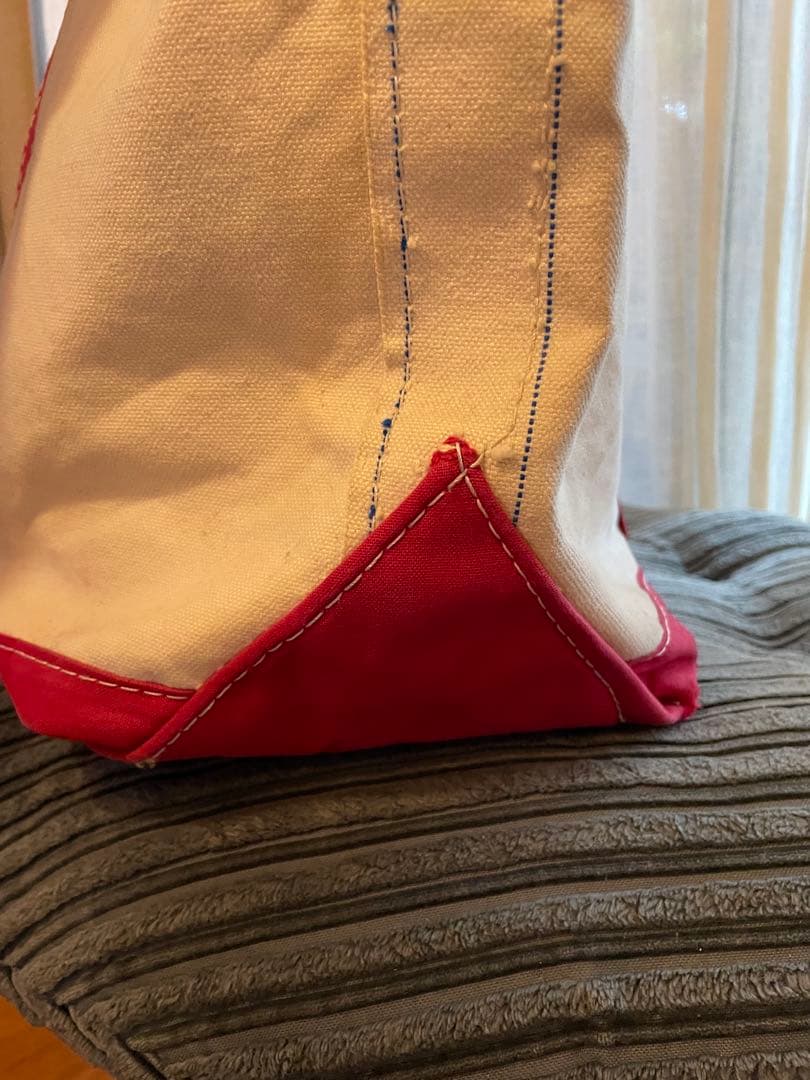 赤Zip XL 80s L.L.Bean BOTE&TOTE ガイドステッチ2本