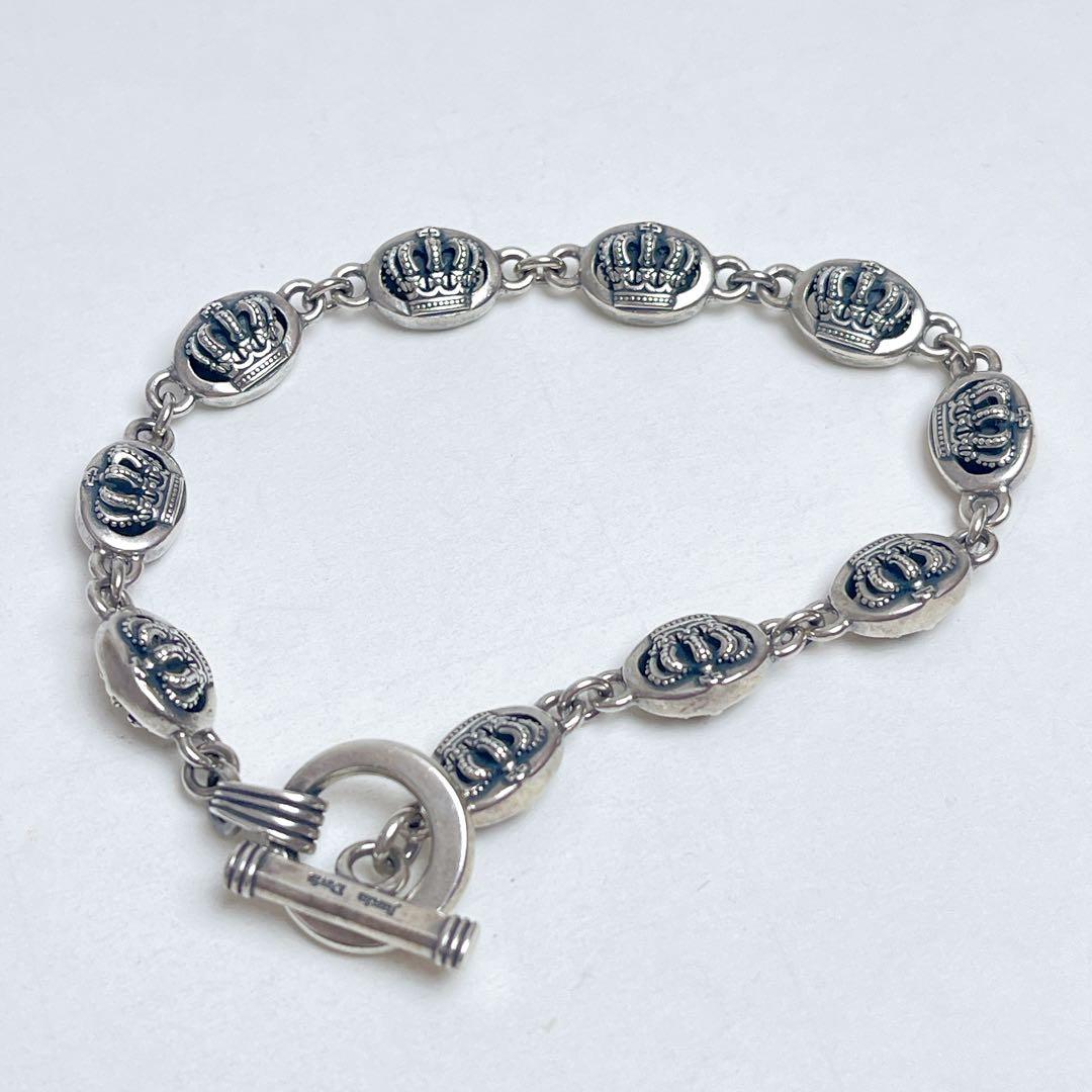 ジャスティンデイビス　クラウン　トグル　ブレスレット　925