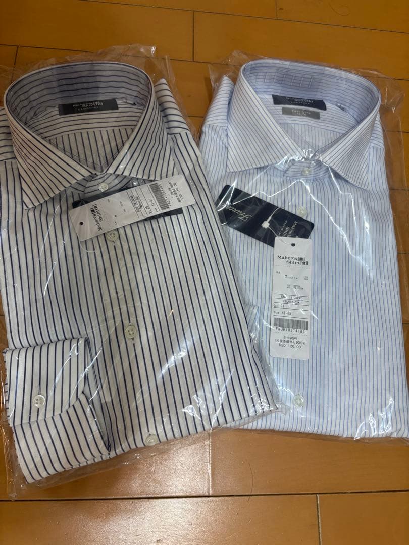 メーカーズシャツ鎌倉　ワイシャツ2枚セット　サイズ41-85