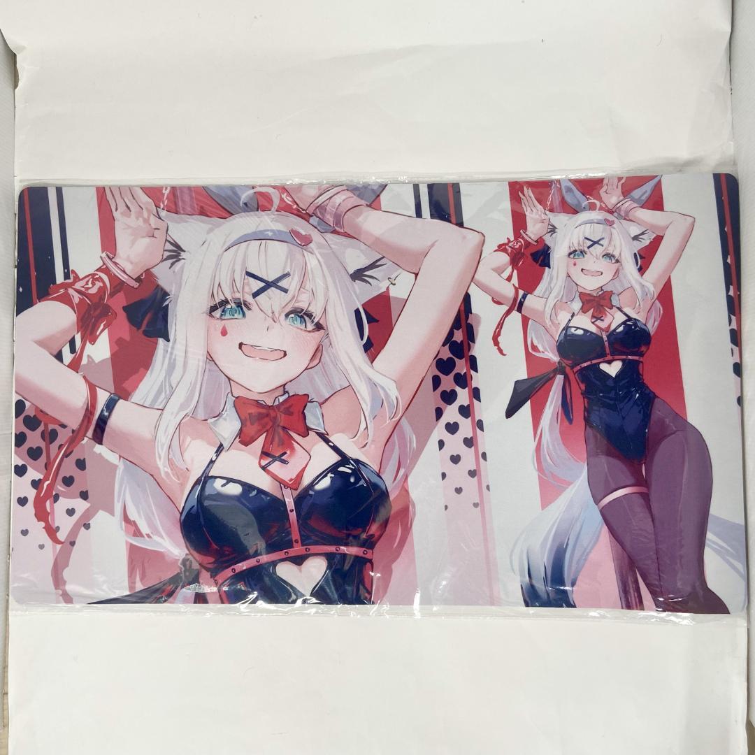 ホロライブ 白上フブキ ラビットホール衣装 スリーブ プレイマット