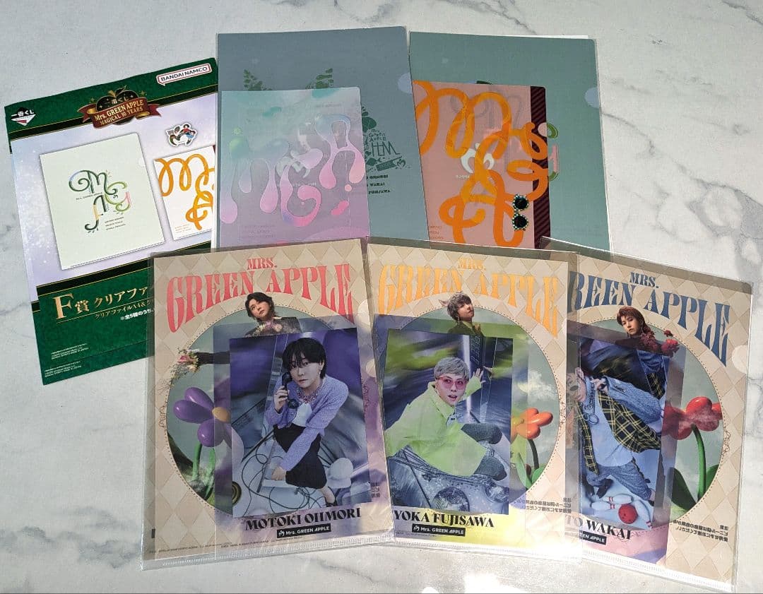 ミセスグリーンアップル 一番くじ A賞B賞C賞D賞E賞F賞 コンプ セット