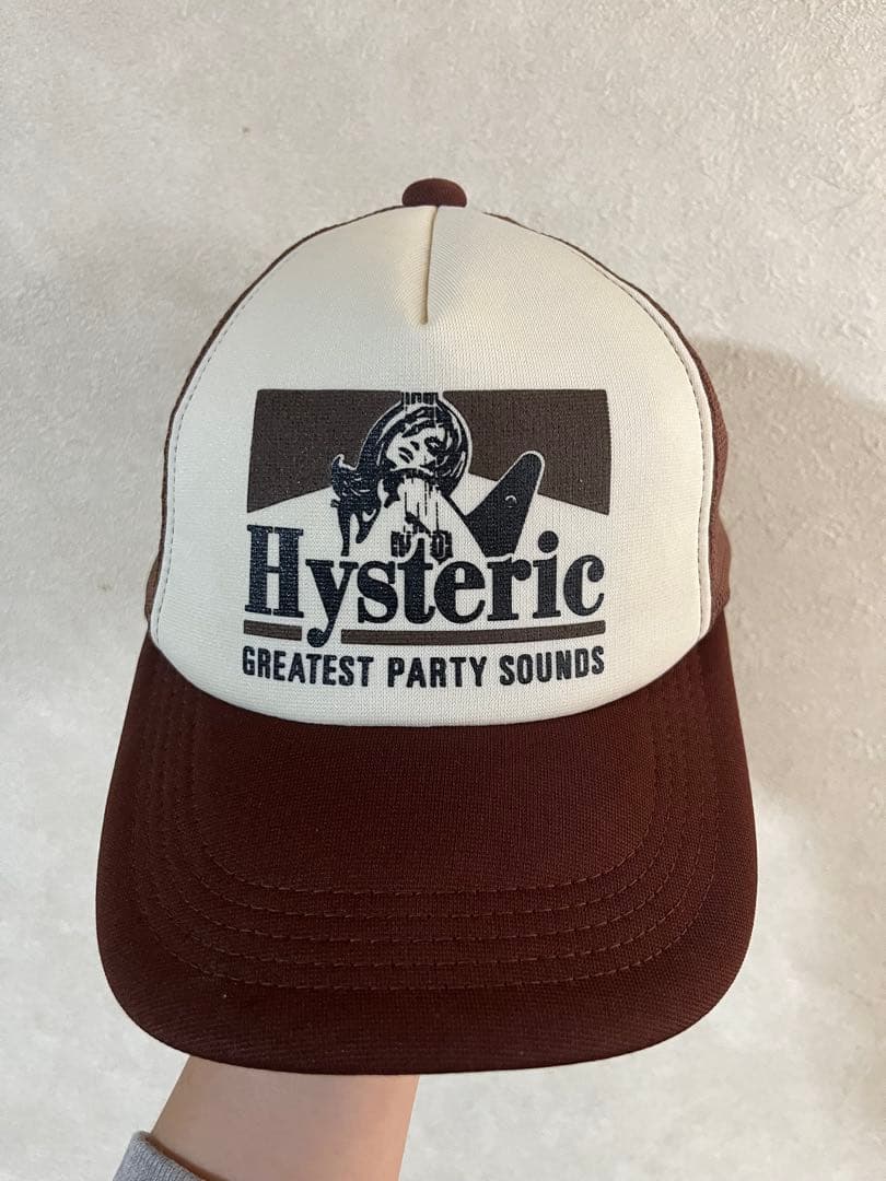 ヒステリックグラマー キャップ ブラウン