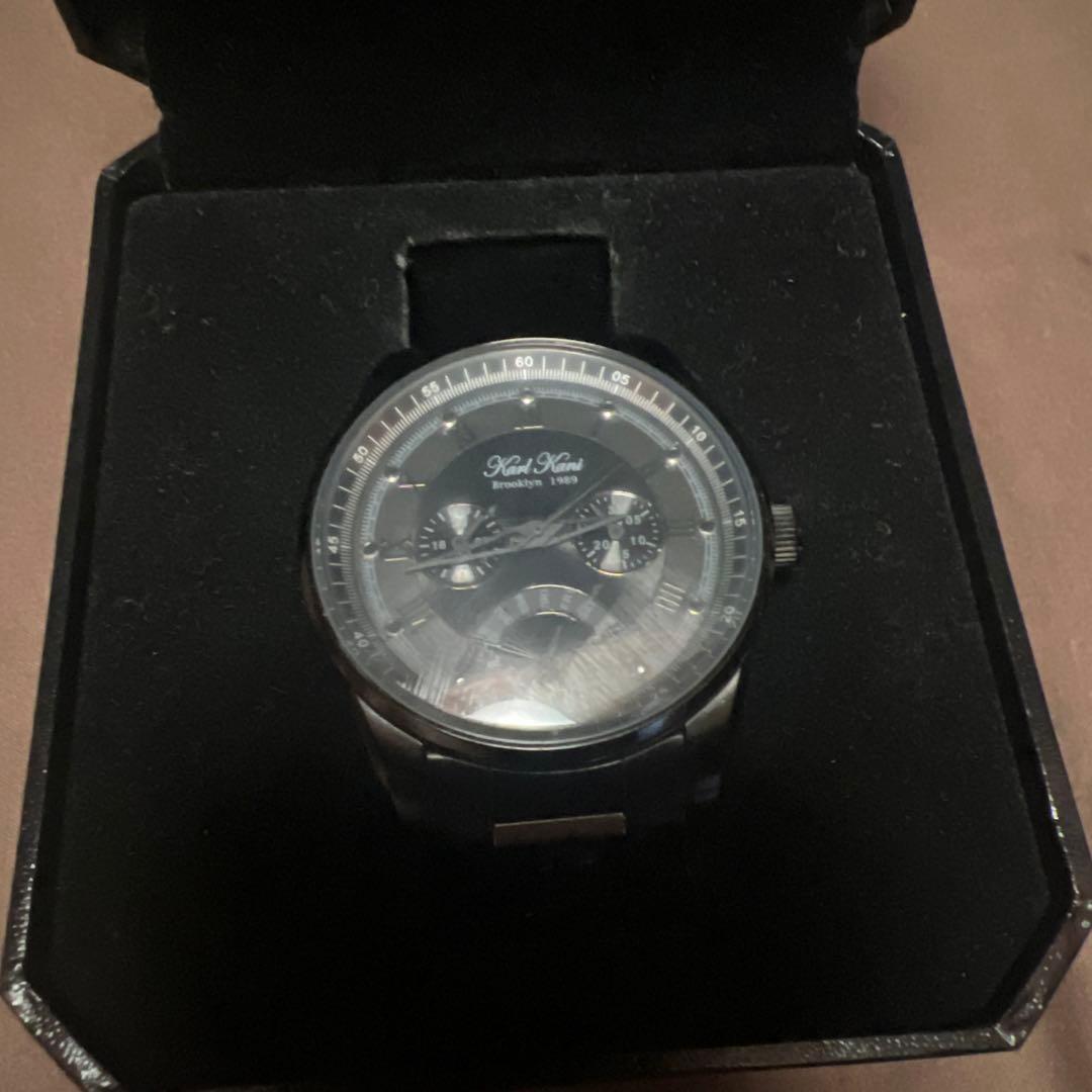 (売り切り激安)Karl Kaniメンズ時計 黒　アバランチ好きに シチズン カンパノラ グランド コンプリケーション 25周年記念限定