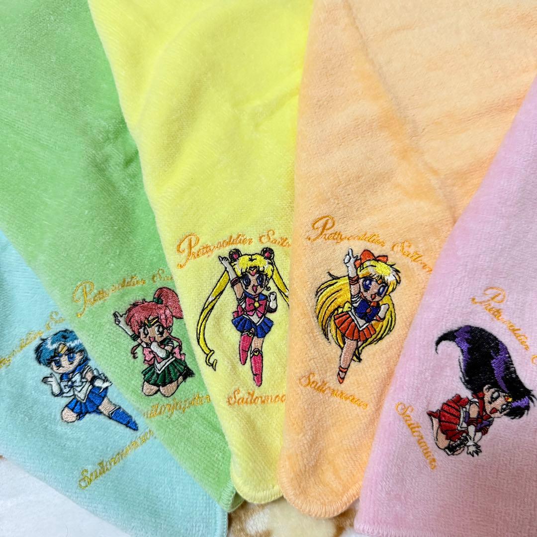 激レア セーラームーン タオル ハンカチセット 新品 レトロ compass1761098886.jpg
