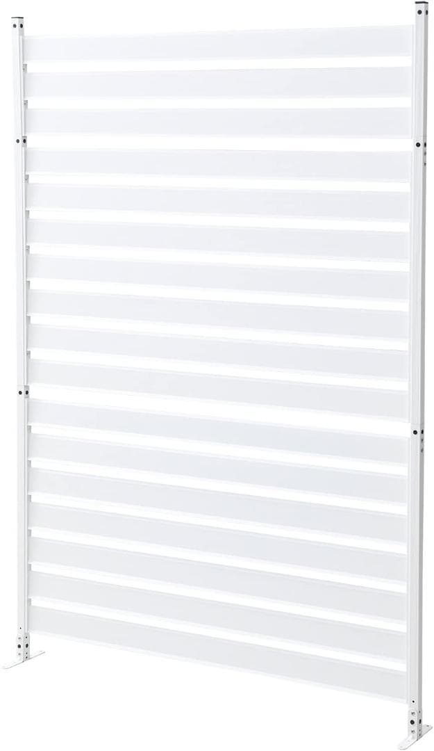 アルミボーダーフェンス(幅120高さ180) ホワイトKABF-1218*(WH Amazon | 山善 アルミボーダーフェンス (幅120×高さ180cm) 2個セット