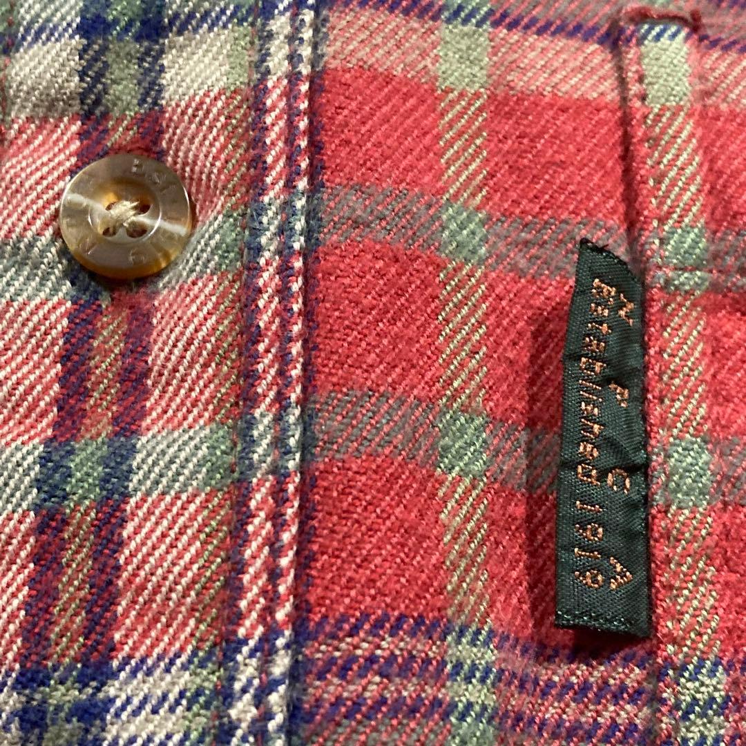 ネルシャツ 赤 チェック 90s ヴィンテージ KING GNU 常田大希 - メルカリ
