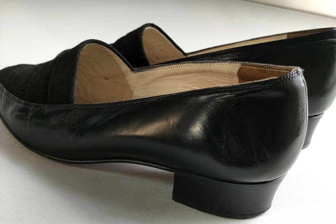 美品】BALLY バリー パンプス 4E（約23cm）スイス製 ブラック - メルカリ