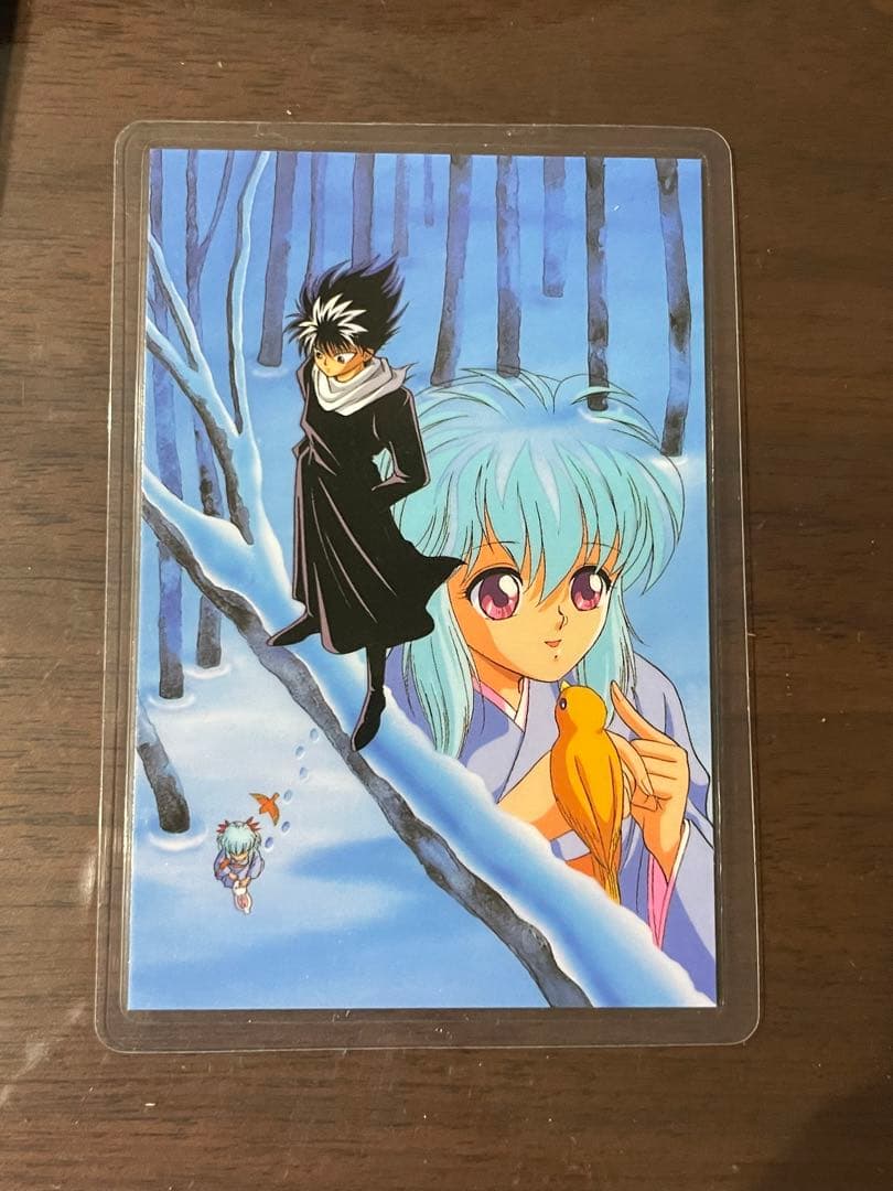 希少品 美品 幽遊白書(飛影・雪菜) ラミネートカード