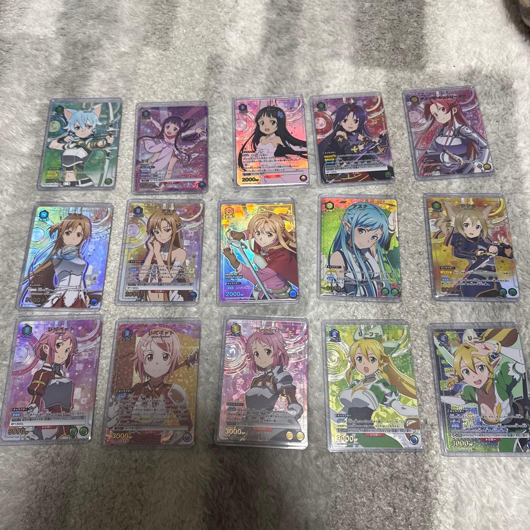 ユニオンアリーナSAOパラレル2のユイありでの パラレルセット売り