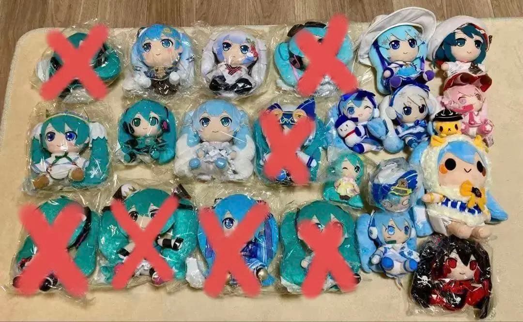 初音ミク　ぬいぐるみ　gift マジカルミライ 雪ミク　まとめ売り