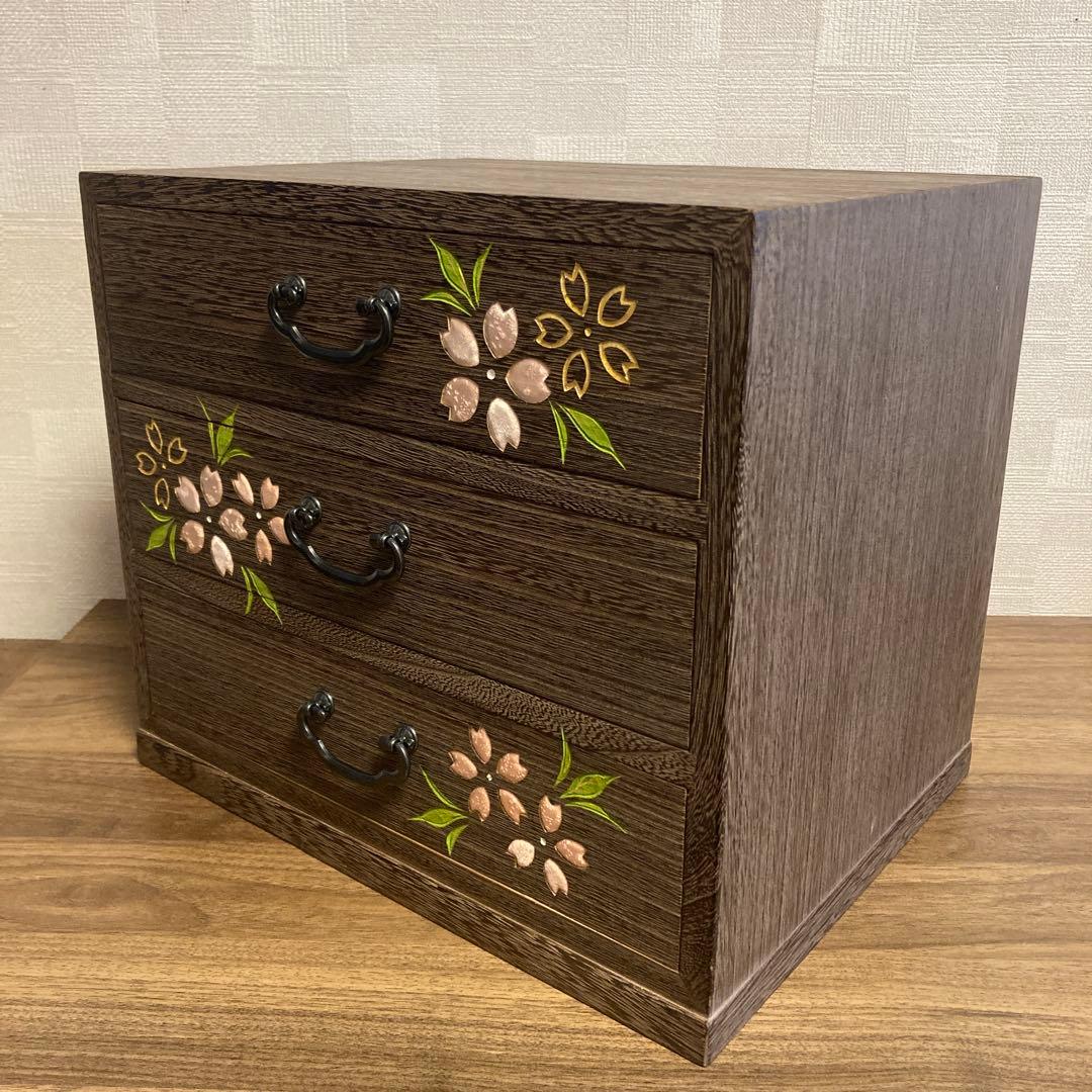 三ツ引き出し 株式会社箱長 桐 三ツ引き出し 株式会社箱長 桐