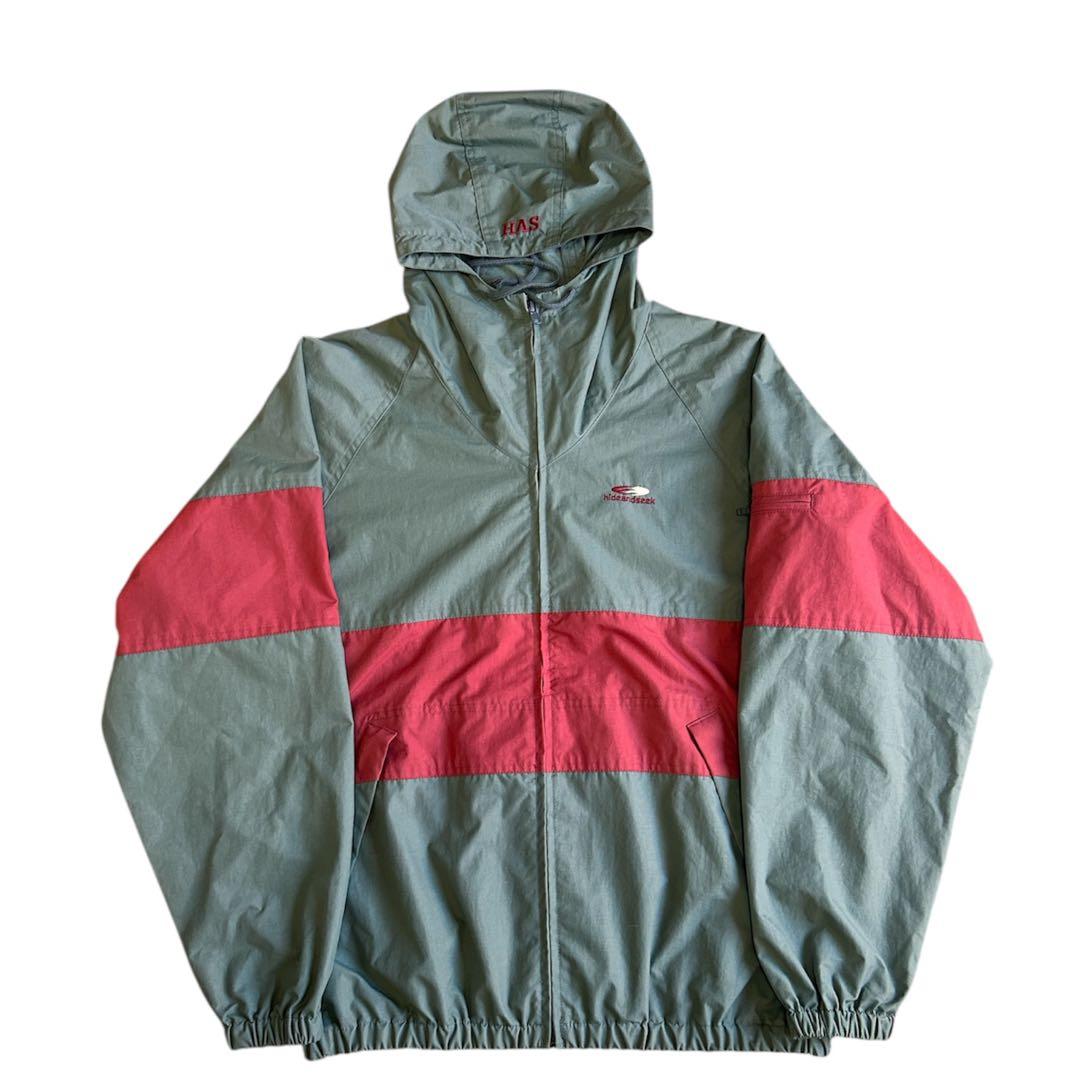 HIDE AND SEEK Nylon ZipJacket 長瀬　マコト　XL HIDE AND SEEK - HIDE AND SEEK Nylon ZipJacket 長瀬 マコトの通販 by