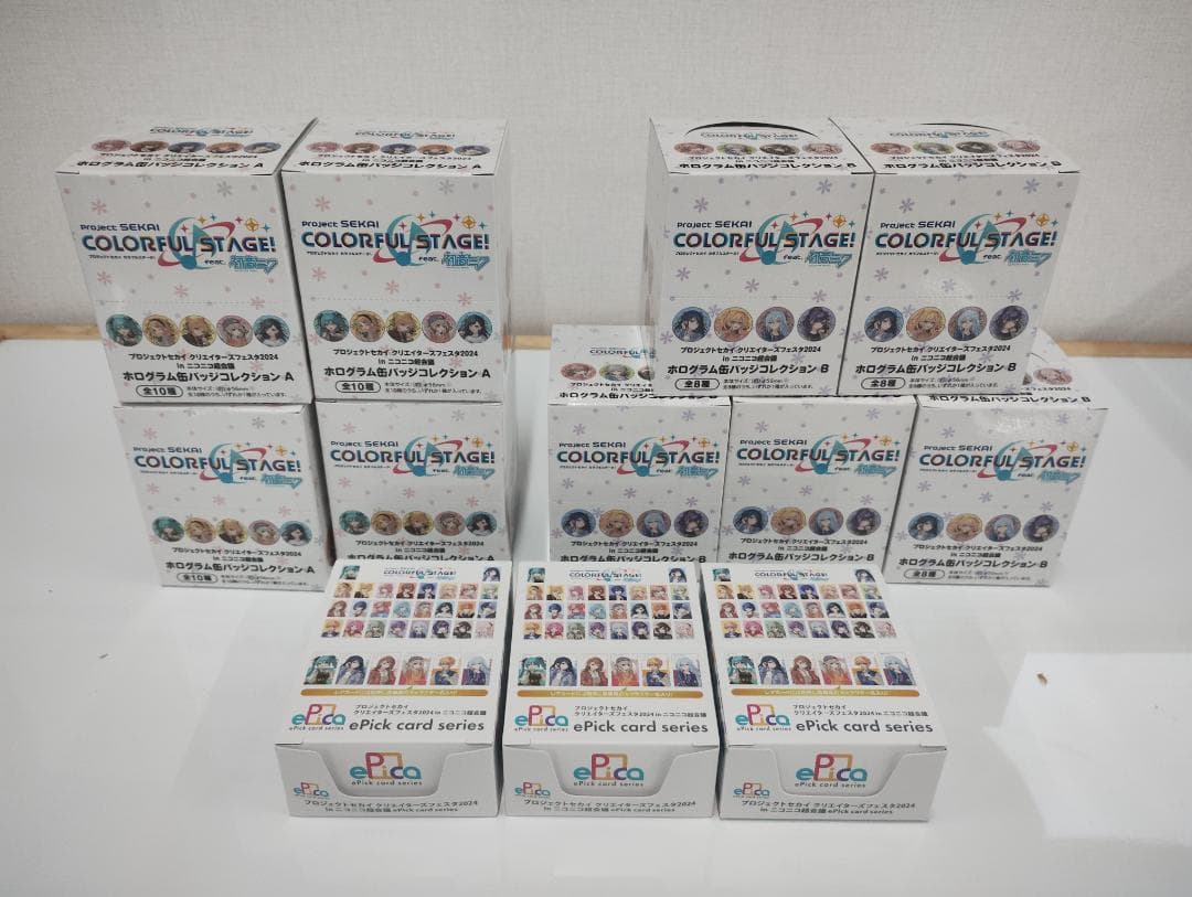 プロジェクトセカイクリエーターズフェスタ2024　缶バッジ＆ePick card