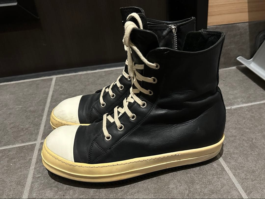 【ゆ】Rick owens Ramones ハイカットスニーカー　41