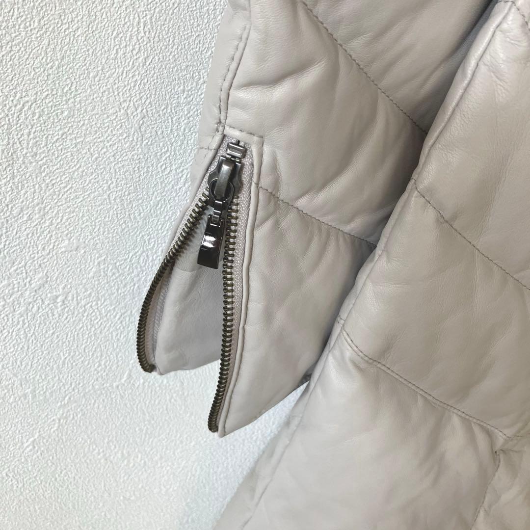 ◇DAMA ダーマコレクション SAGA FURS ラムレザー ダウンコート - メルカリ