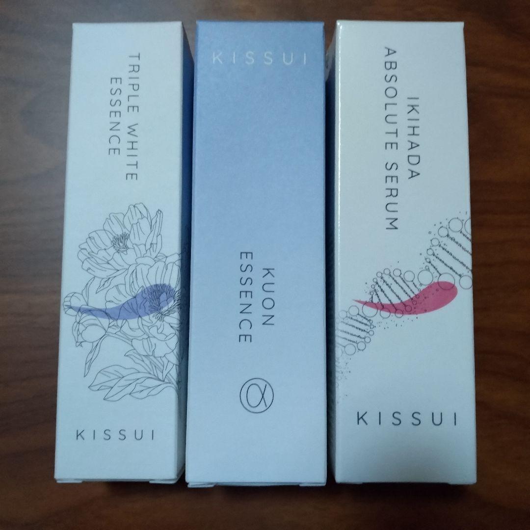 粋株式会社の美容液（クオン、粋肌、トリプルホワイトエッセンスの3種類）＋おまけ付