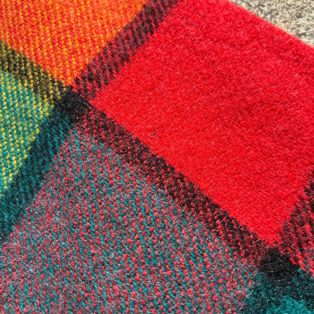 50s-70s PENNEY'S crazy block anorakshirt