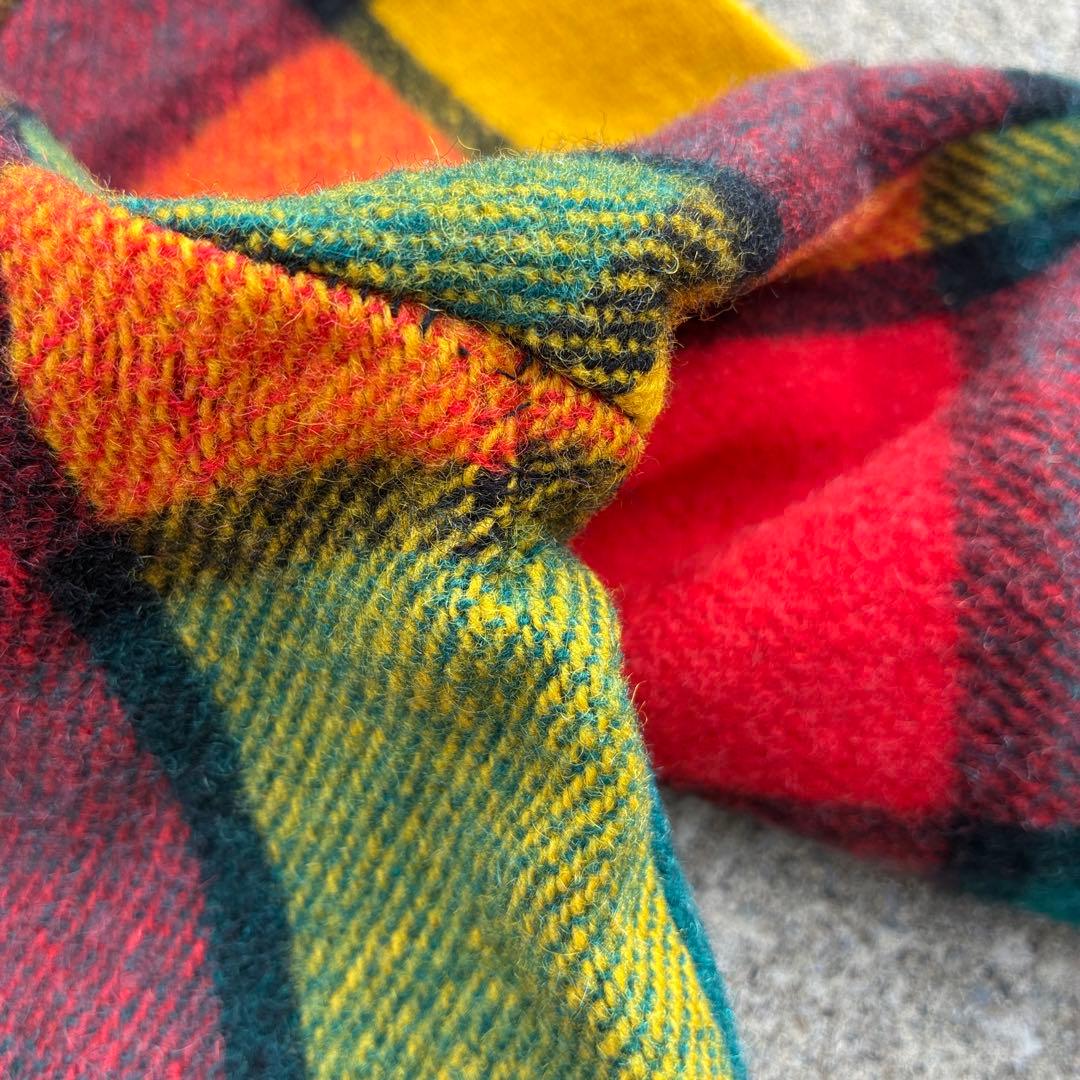 50s-70s PENNEY'S crazy block anorakshirt