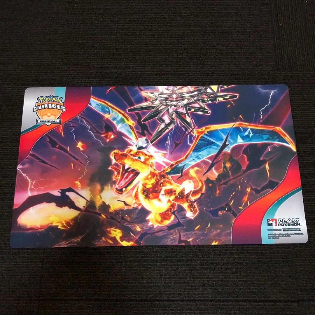 海外限定】ポケモンカード リザードン プレイマット 悪 テラスタル