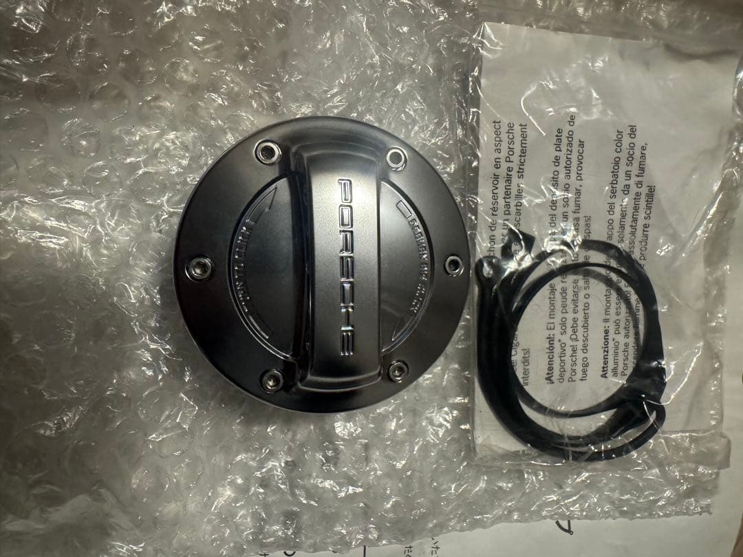 Porsche fuel tankcap aluminumlookポルシェ997
