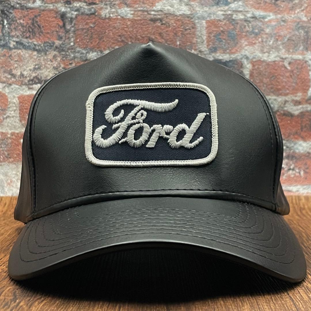 ビンテージ】レザートラッカーキャップ70's Ford アメカジ　oldjoe アメカジ定番】ビンテージトラッカーキャップが大量入荷！名前の由来や