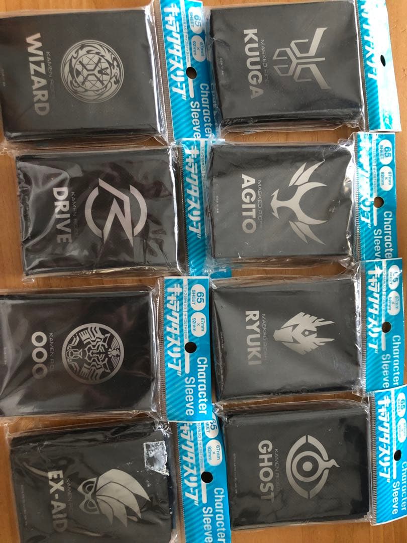 仮面ライダー　エンブレム　スリーブ　セット