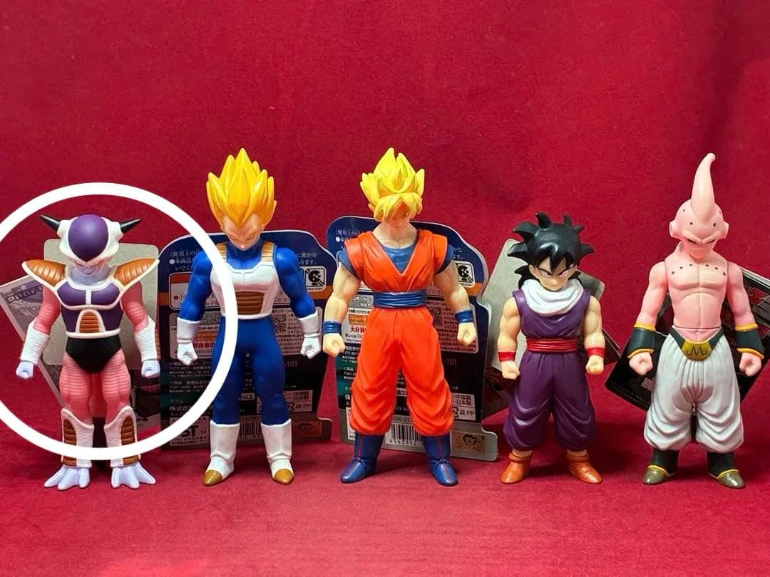 タグ付き ドラゴンボール ソフビ 5体セット 孫悟空 ベジータ フリーザ