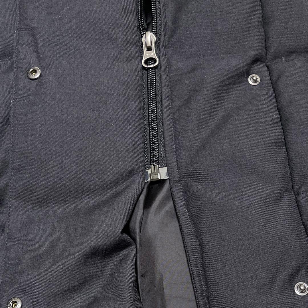 23区 ロングダウンコート ダークグレー 38 ショールカラー 女優襟