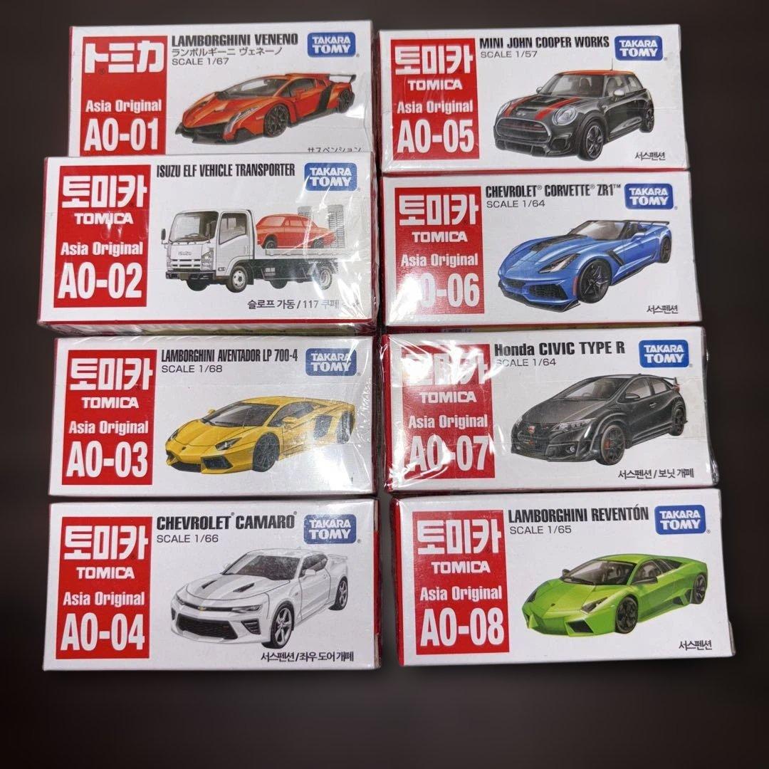 アジアオリジナルトミカ　8台セット