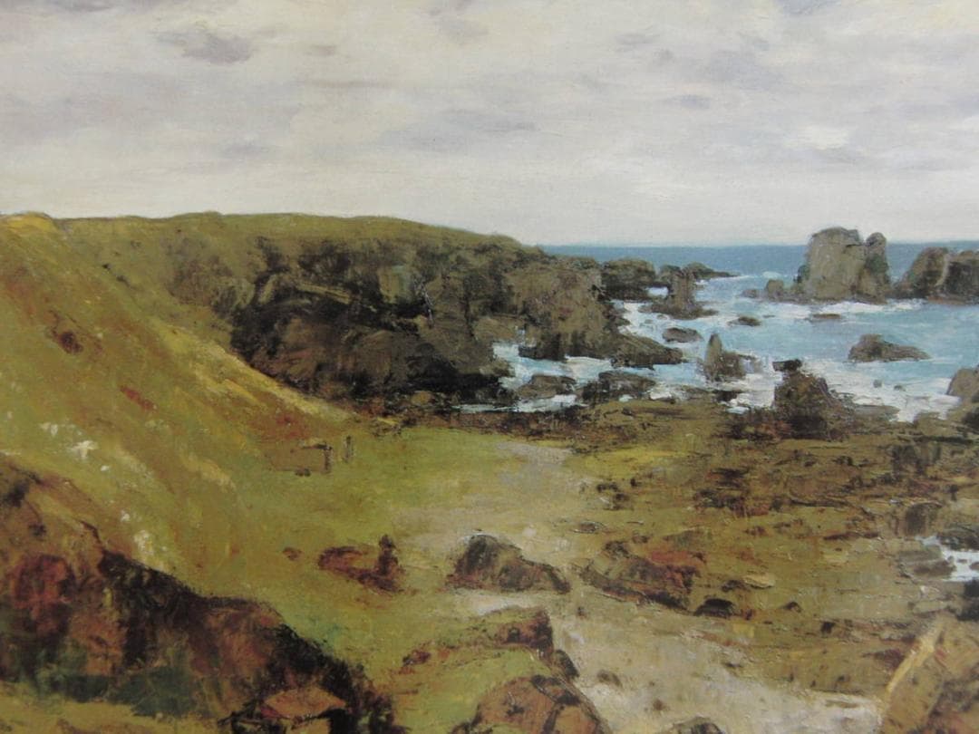 刑部人、【入道崎　男鹿半島】、希少な額装用画集より、美品、日本人画家 2026年最新】Yahoo!オークション -刑部人(絵画)の中古品・新品・未使用