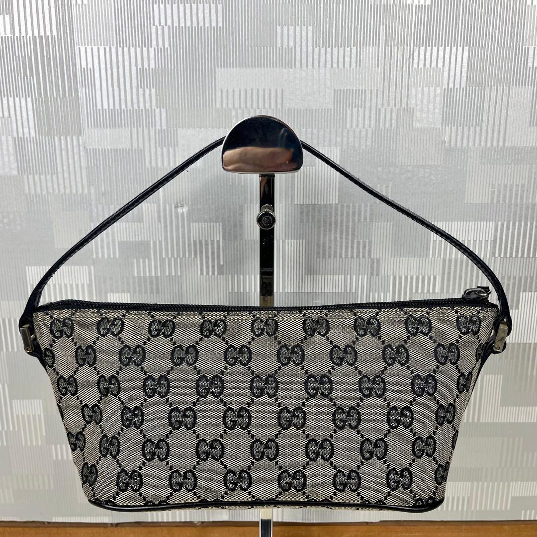 Gucci グッチ アクセサリーポーチ GG ハンドバッグ キャンバス - メルカリ