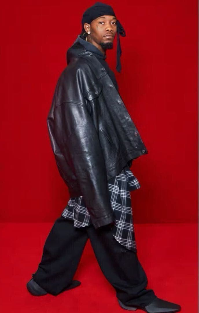 バレンシアガ　《ジャスティンビーバー着》ビッグシルエット ジャケット　E4716