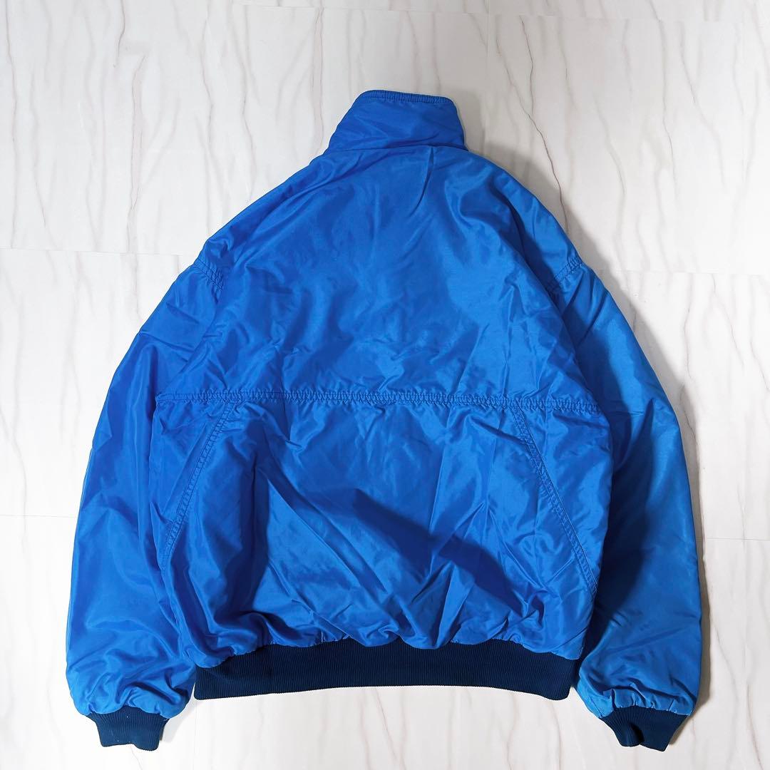 80s USA製》パタゴニア シェルドシンチラジャケット 青 S 三角タグ