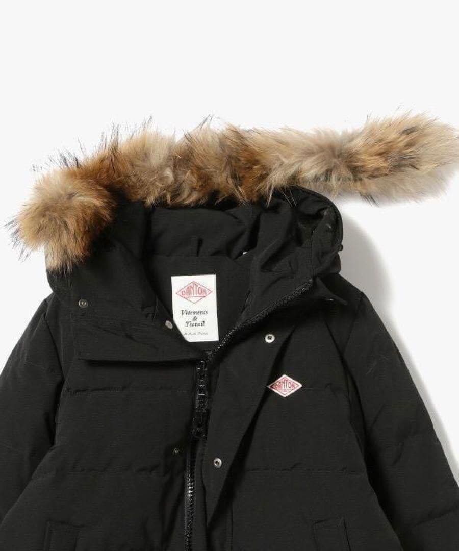 新品 Dantonダントン ショートダウンジャケット ブラック BLAK M