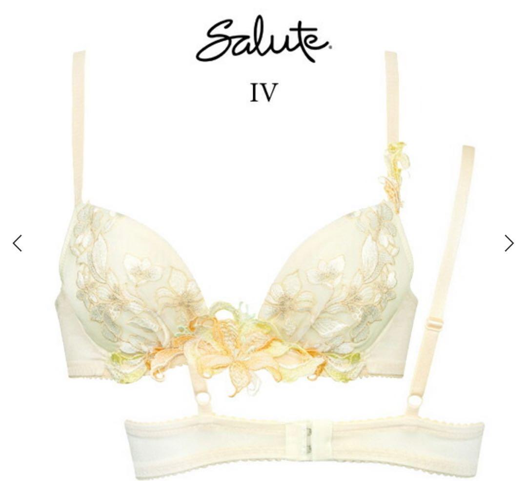 ワコール サルート フロントエックスブラ ブラショーツセット (F75)(M