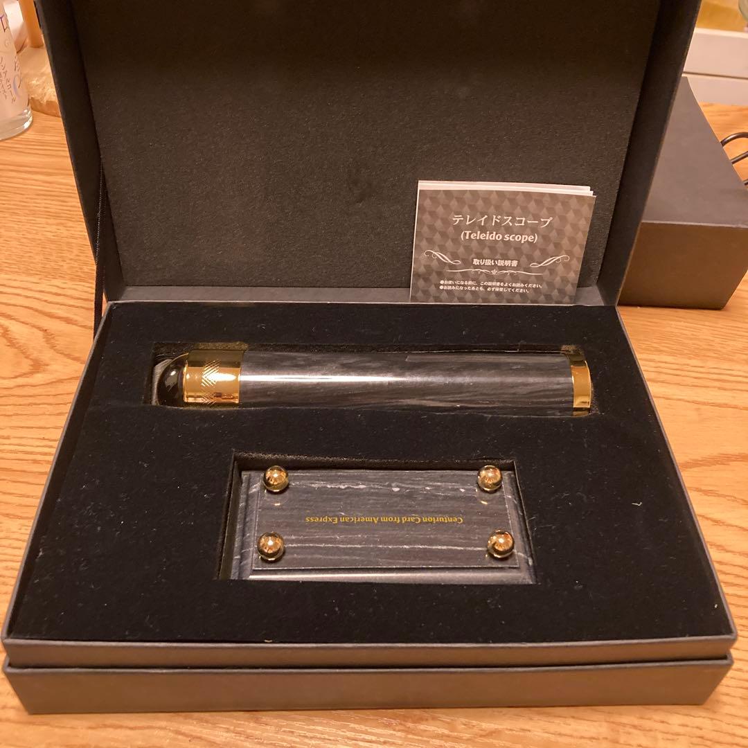 AMEXブラックセンチュリオンノベルティ万華鏡 大理石アメックス