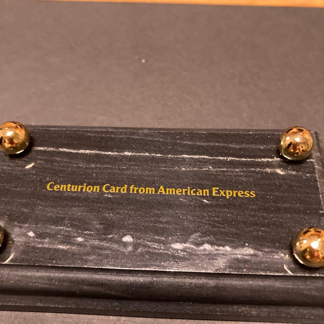 AMEXブラックセンチュリオンノベルティ万華鏡 大理石アメックス