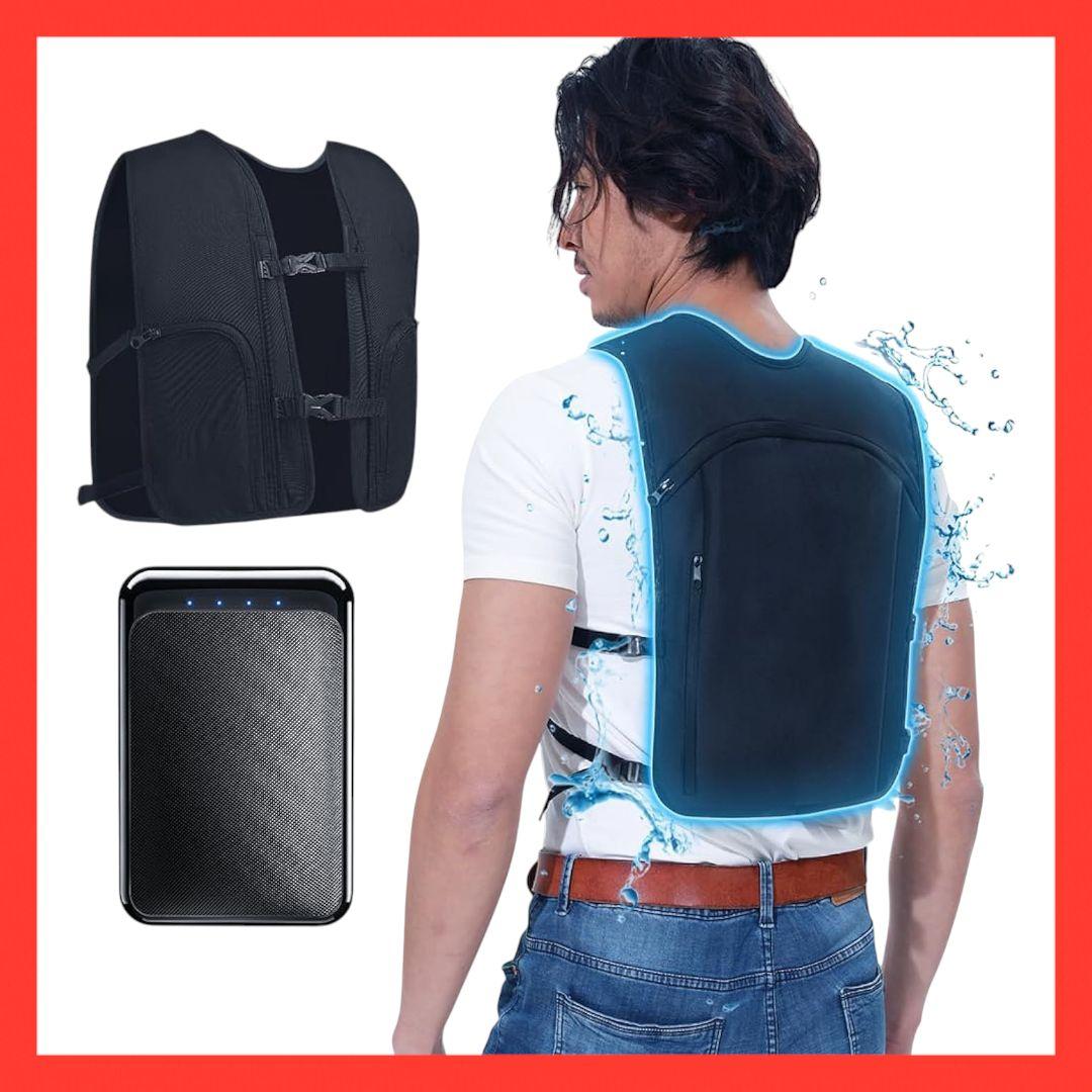 早い物勝ち★　水冷ベスト 水冷服 冷却ベスト 10000mAh 大容量バッテリー