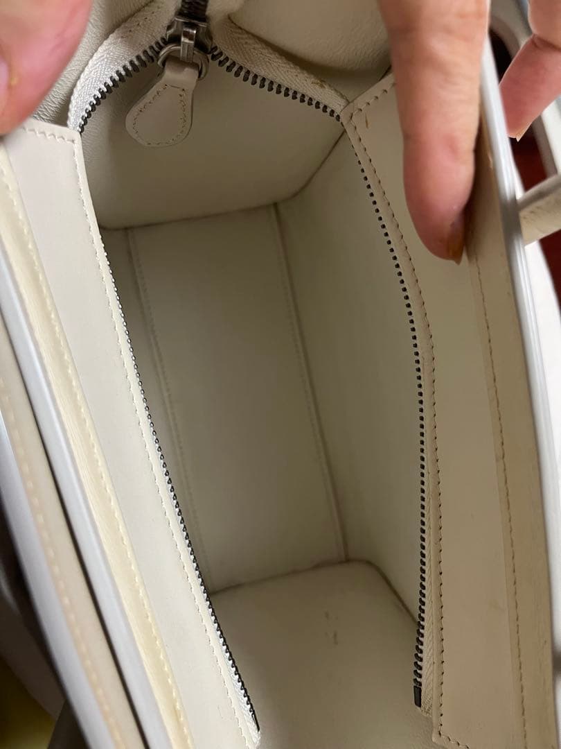 美品 セリーヌ ラゲージ ナノ マルチカラーステッチ ショルダー - メルカリ