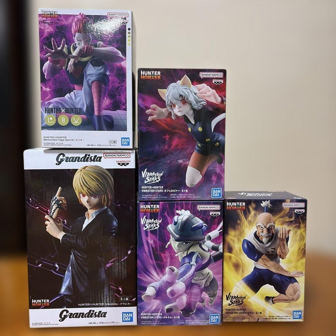 HUNTER×HUNTER ヒソカ・クラピカ・メルエム・ネフェルピトー・ネテロ