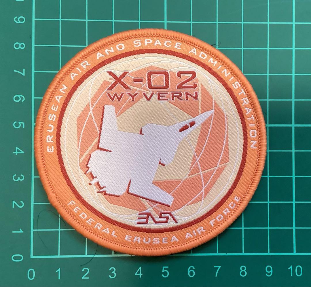 エースコンバットX-02 ステルス戦闘機ワイバーン パッチワッペン