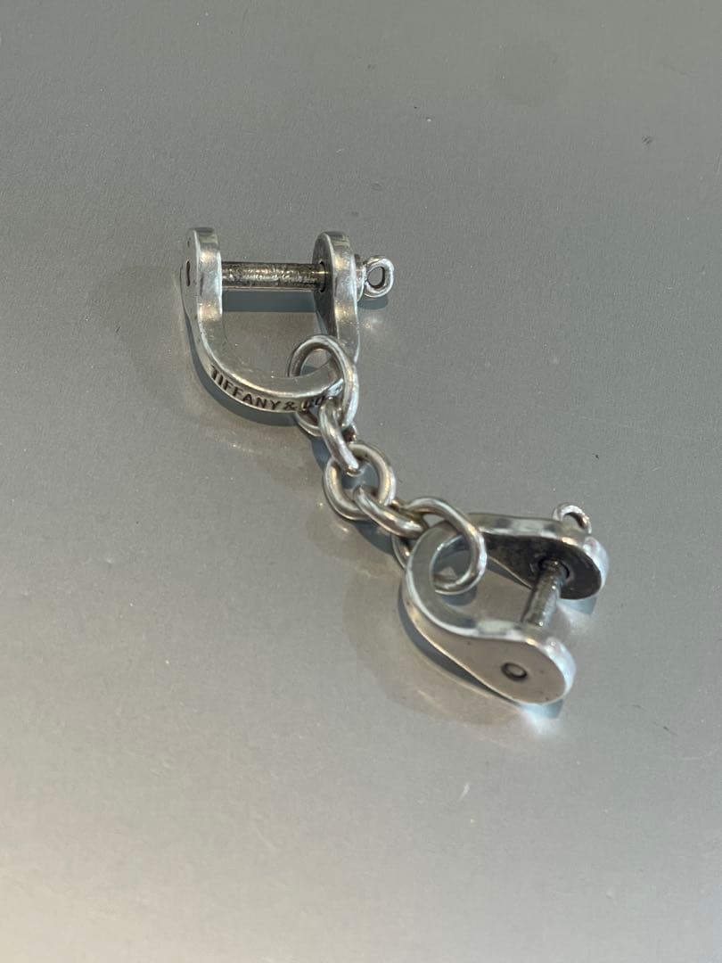 ティファニー　キーリング　シルバー　キーチェーン　鍵　銀