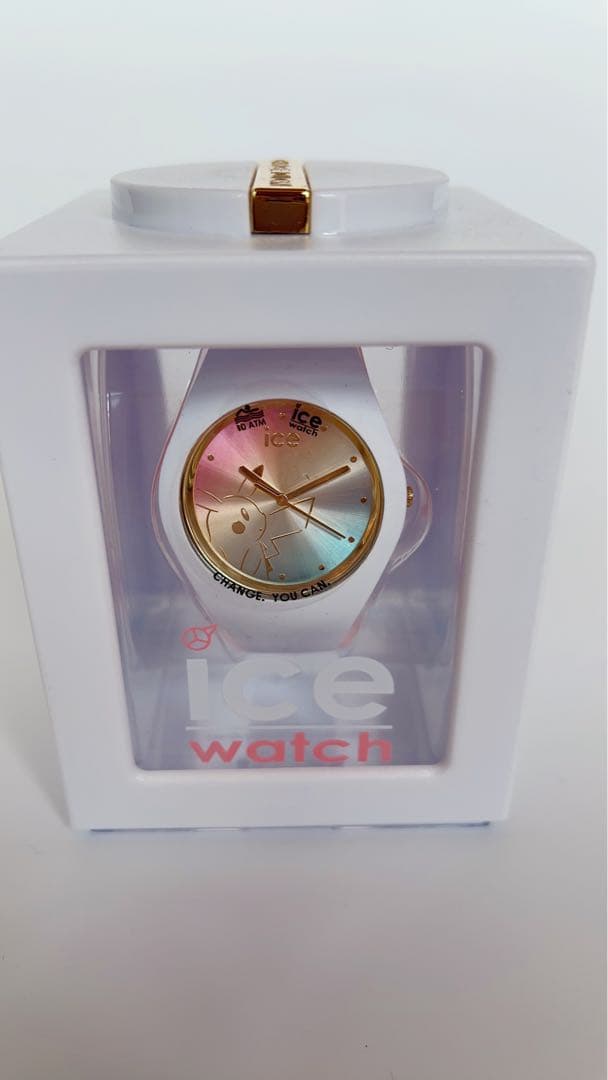 t*n様 ice watch ホワイト マルチカラー デジタル腕時計