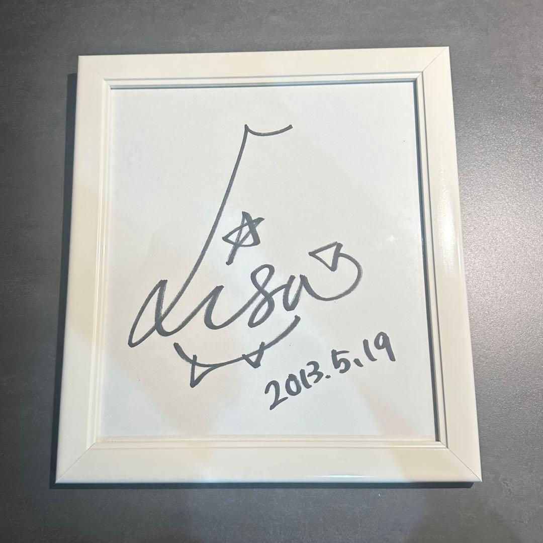 【希少激レア】LiSA直筆サイン色紙