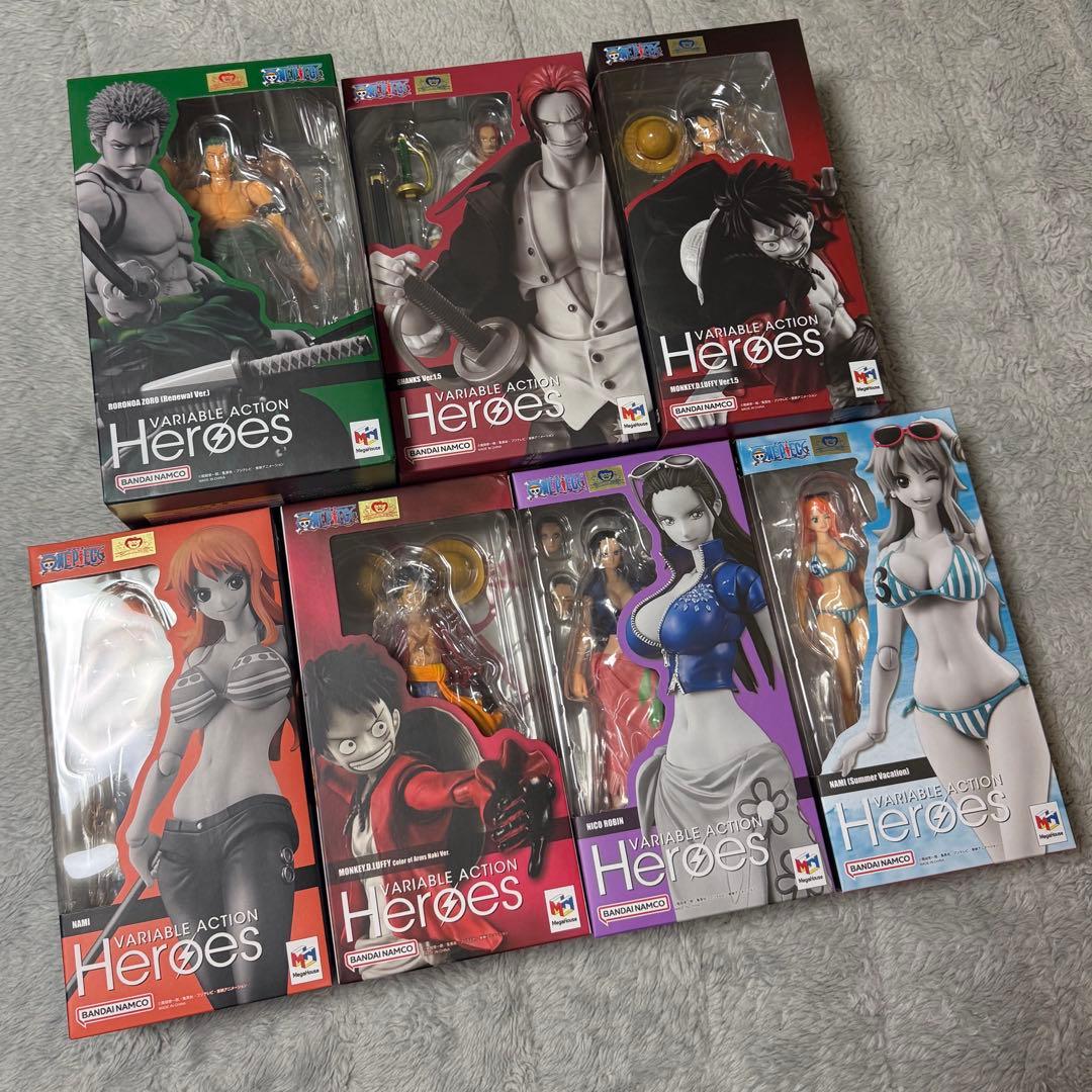 新品未開封 ヴァリアブルアクション Heroes ワンピース 7点セット ヴァリアブルアクションヒーローズ ONE PIECE ロロノア・ゾロ 【新品
