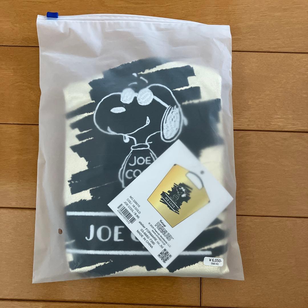 [新品]ボールアンドチェーン　スヌーピーエコバッグ(ゴールド)Mサイズ