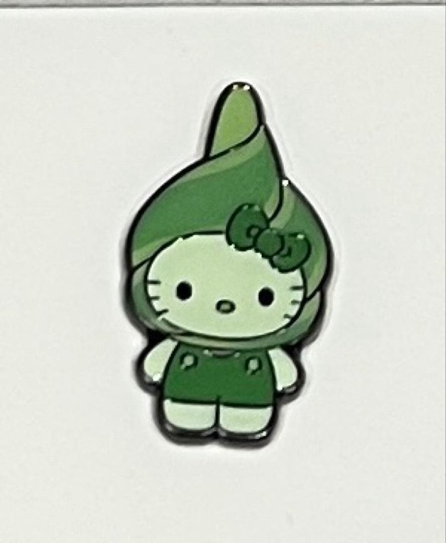 新品】万博2025 藻キティ ピンバッジ⑥ウチワヒゲムシ属ヘリコイデス種