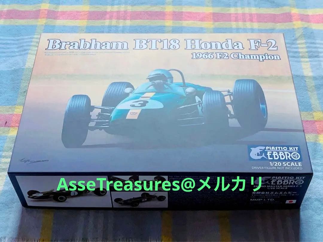 良状態 絶版 エブロ 1/20 ブラバム・ホンダ BT18 1966年 - メルカリ